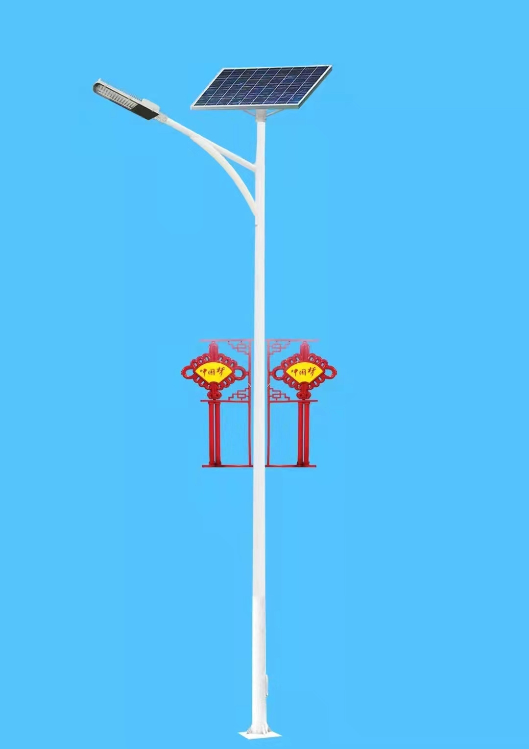 太阳能中国结路灯杆
